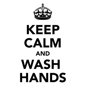 Keep calm and wash hands